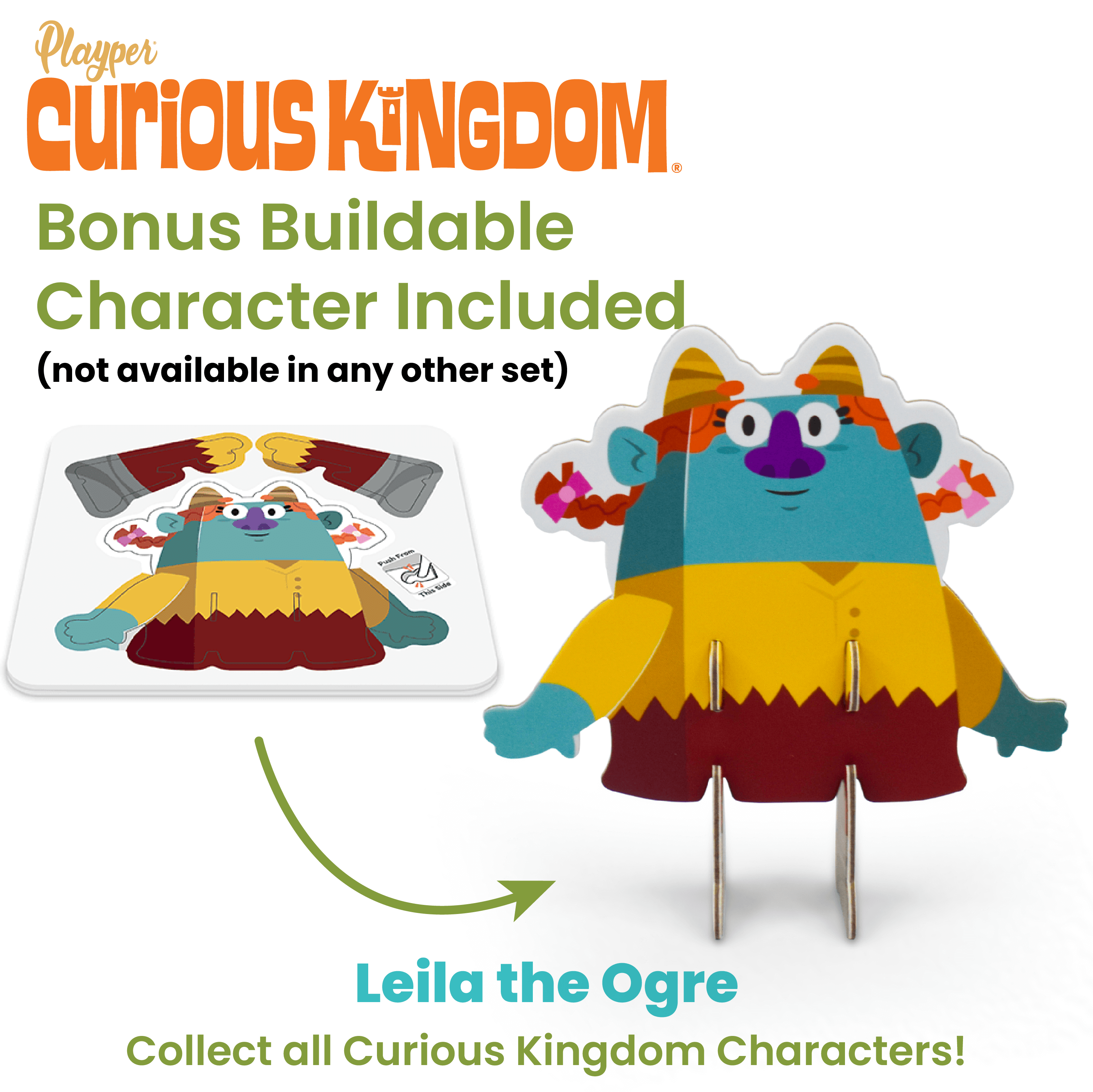 Leila the Ogre Buildable Curious Kingdom Character