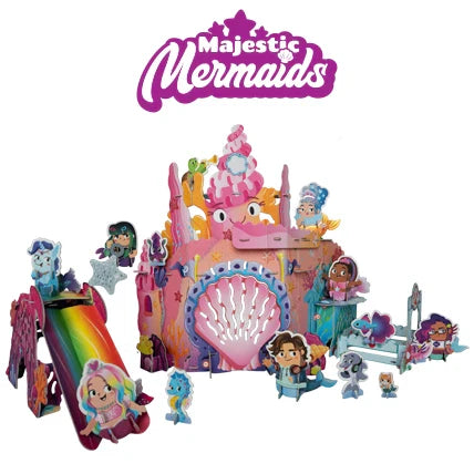Mermaid Toys for Girls - Buildable Majestic Mermaid Castle