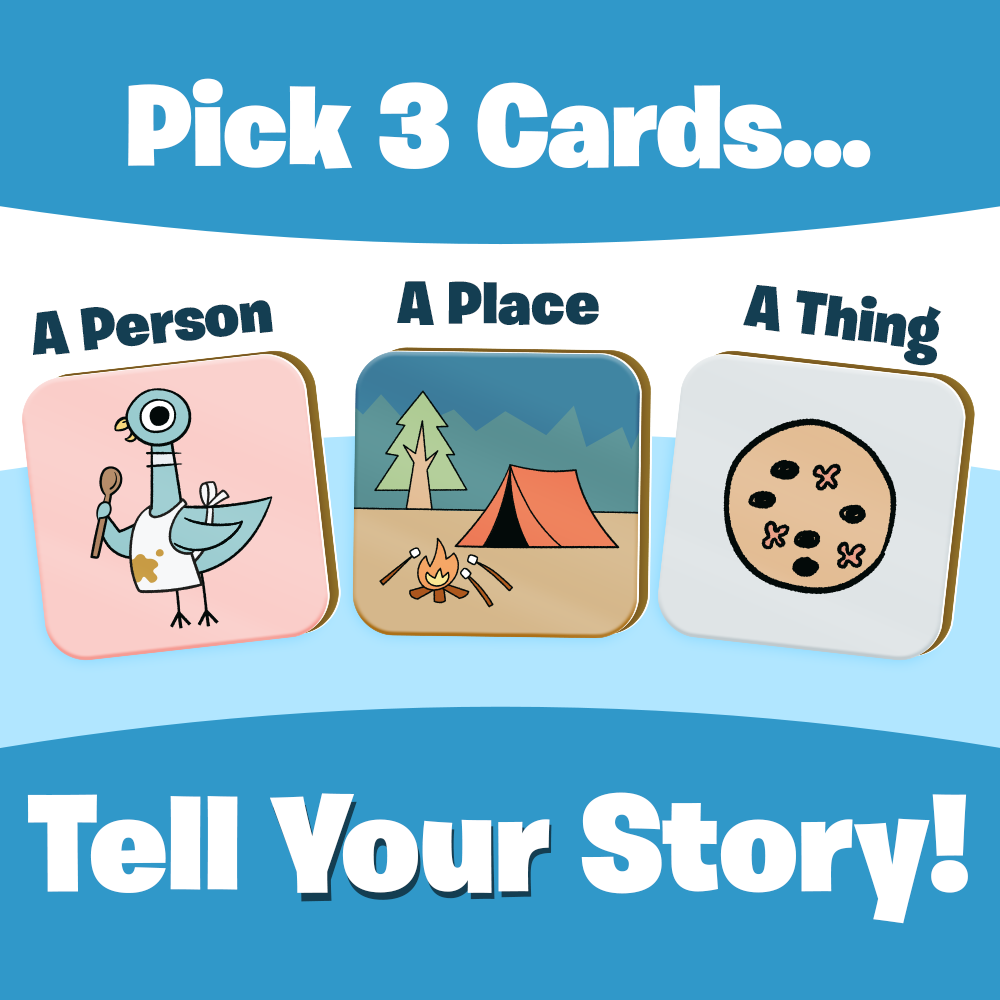 Story Starters: Create a Story Cards for Kids - The Pigeon Edition