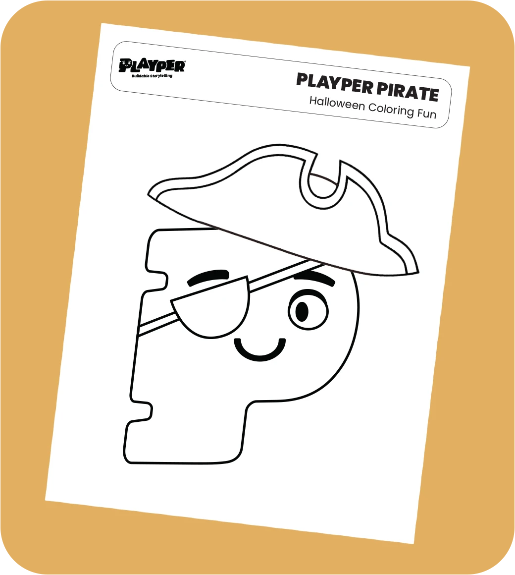 Halloween Color Sheets - Pirate