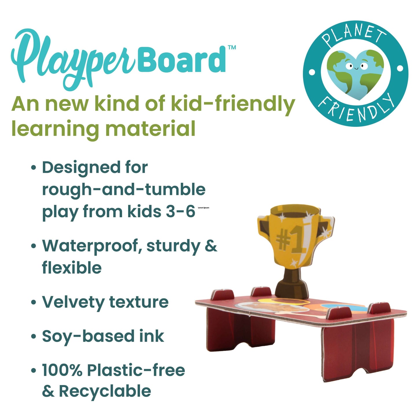 Recycable Buildable Play material made from PlayperBoard by Playper