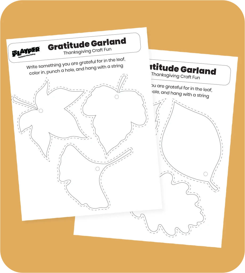 Thanksgiving Printables for Kids - Free Creative Activity
