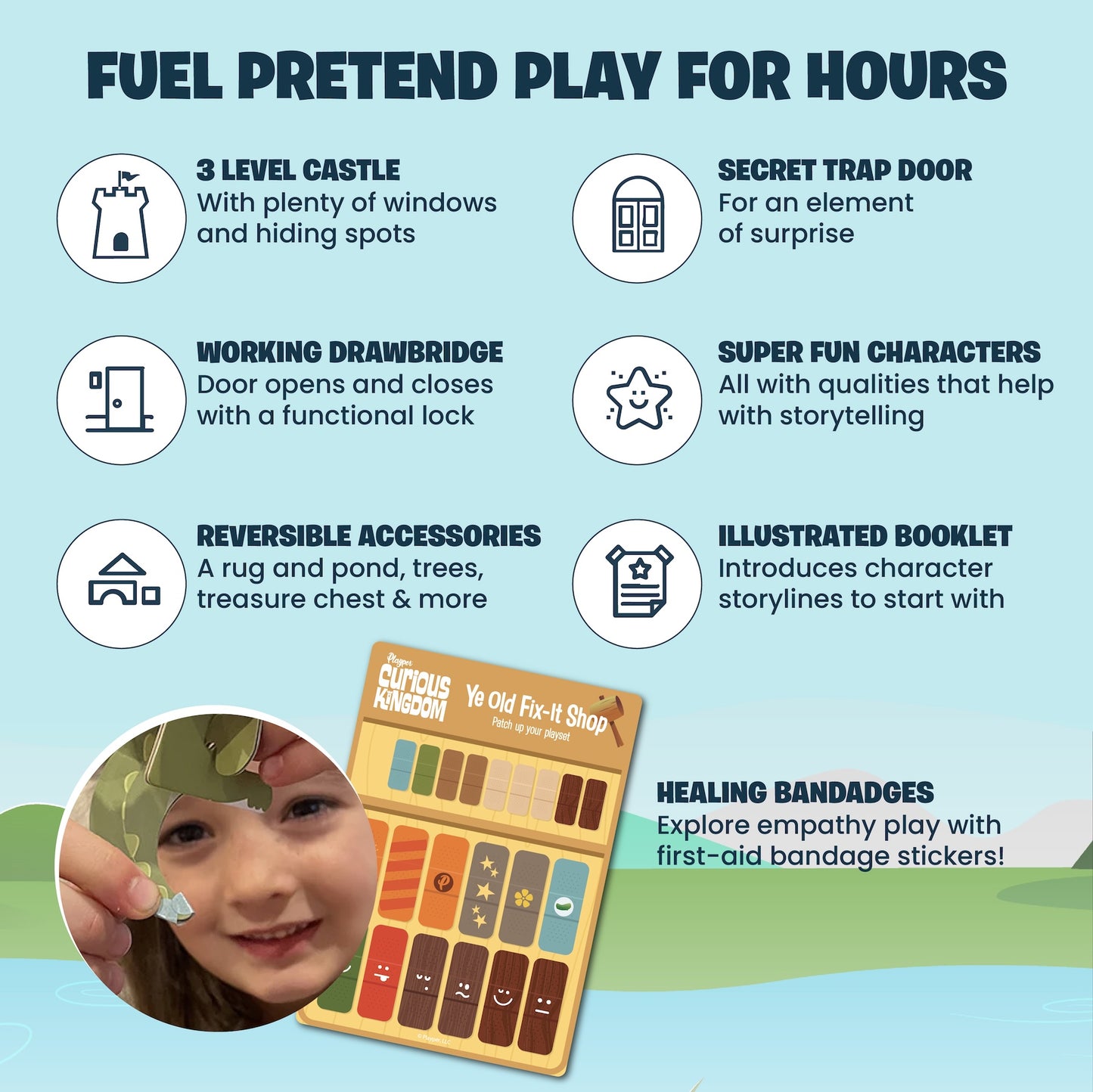 pretend play for toddlers and preschoolers to build MESH emotional strength