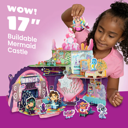 Mermaid Toys Buildable Playset for Girls Age 6