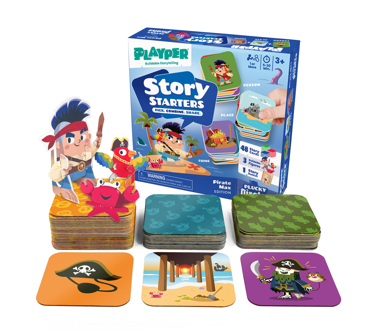 Story Starters: Create a Story Cards for Kids - Pirate Max Edition (Pre-Order)