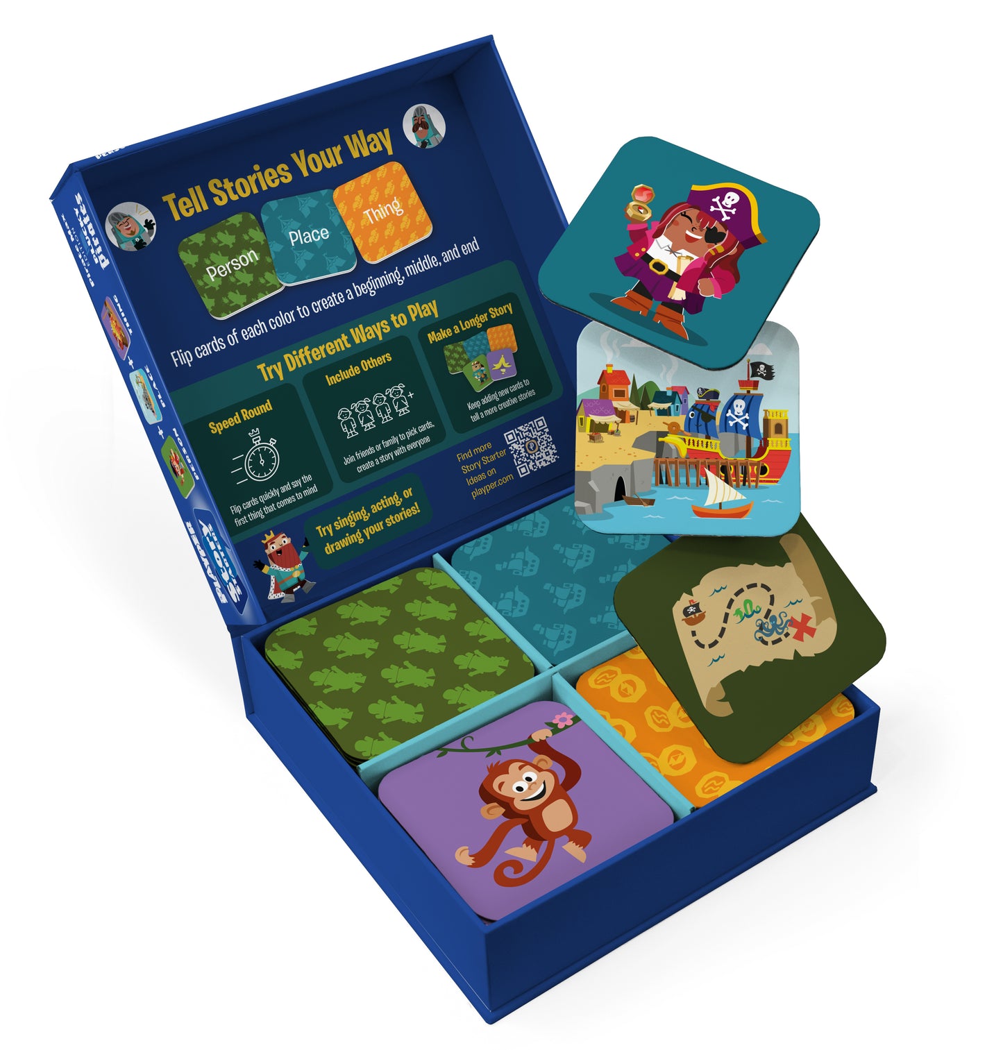 Story Starters: Create a Story Cards for Kids - Pirate Max Edition (Pre-Order)